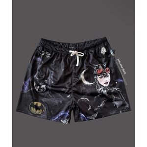Darc Sport x Batman Bat And The Catwoman Mesh Shorts Men's L  New‎
